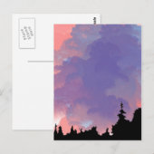 Night-sky Briefkaart (Voorkant / Achterkant)