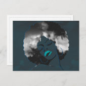 "Night Sky" Briefkaart (Voorkant / Achterkant)