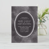 Night Sky bruiloft Kaart (Staand voorkant)