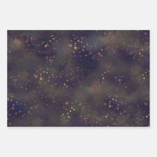 Night Sky Bundel (3) Inpakpapier Vel (Voorkant 3)