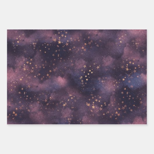 Night Sky Bundel (3) Inpakpapier Vel (Voorkant 2)