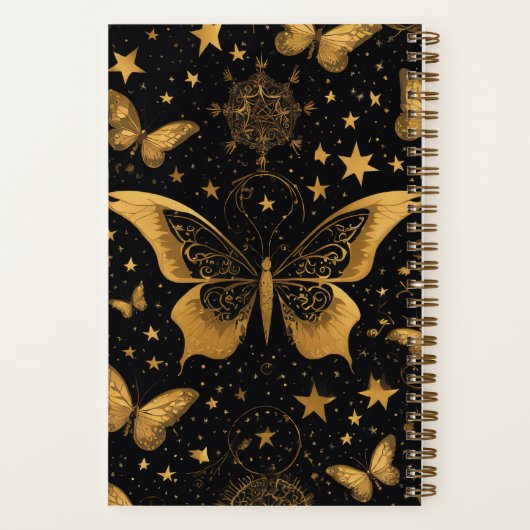 "Night Sky Butterfly" Journal Notitieboek (Achterkant)