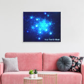 Night Sky Canvas Afdruk (Insitu (Woonkamer))