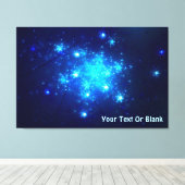 Night Sky Canvas Afdruk (Insitu (Houten vloer))