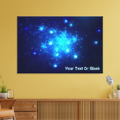 Night Sky Canvas Afdruk (Insitu (Woonkamer))