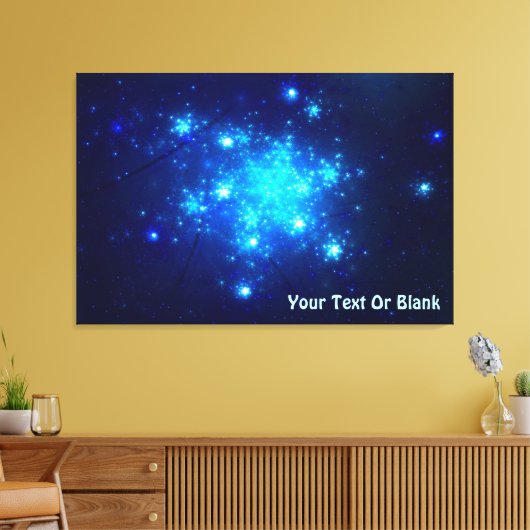 Night Sky Canvas Afdruk (Insitu (Woonkamer))