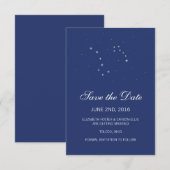 Night Sky Constellations Save the Date (Voorkant / Achterkant)