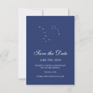 Night Sky Constellations Save the Date