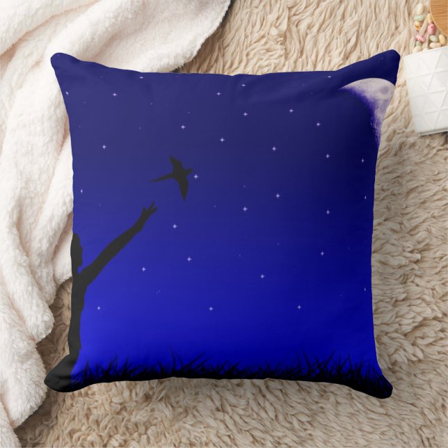 Night Sky - Cool Graphic Background Kussen (Deken)