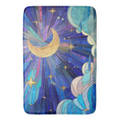 Night Sky - digitaal kunstmozaïek Badmat (Voorkant Verticaal)