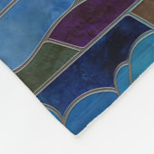 Night Sky - digitaal kunstmozaïek Fleece Deken (Hoek)