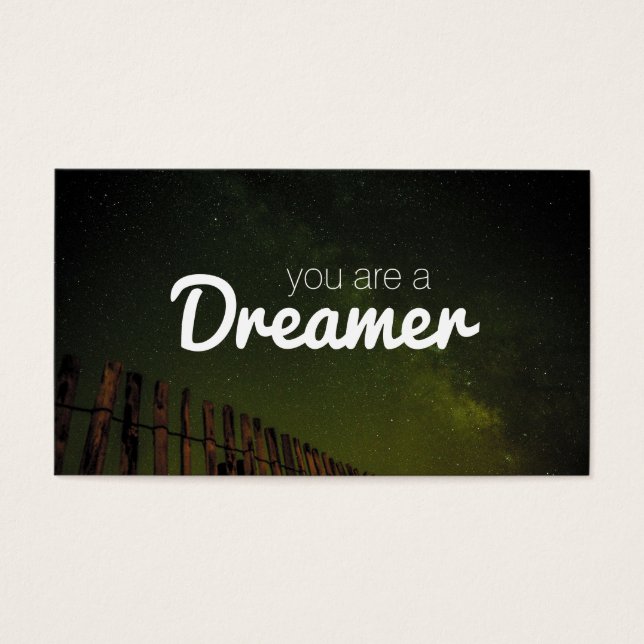 Night Sky | Droommachine Visitekaartje (Voorkant)