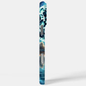 Night Sky Eagle onder hemelse oceaan gloed Case-Mate iPhone Case (Achterkant / Rechts)