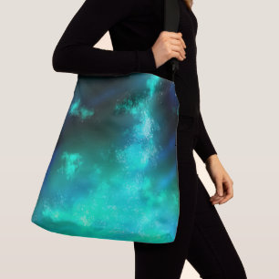 Night Sky Emerald Green Crossbody Tas