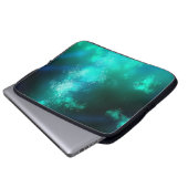 Night Sky Emerald Laptop Bag Laptop Sleeve (Voorkant onderkant)