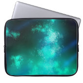 Night Sky Emerald Laptop Bag Laptop Sleeve (Voorkant)