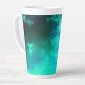 Night Sky Emerald Latte Mok (Linkerhoek)