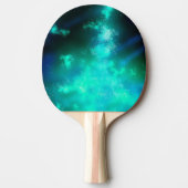 Night Sky Emerald Ping Pong Paddle Tafeltennisbatje (Voorkant)