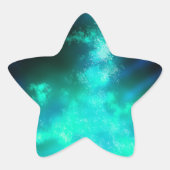 Night Sky Emerald Sticker (Voorkant)
