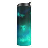 Night Sky Emerald Thermal Tumbler Thermosbeker (Gedraaid links)