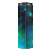 Night Sky Emerald Thermal Tumbler Thermosbeker (Achterkant)