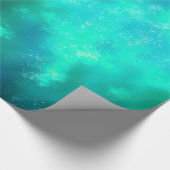 Night Sky Emerald Wrapping Paper Cadeaupapier (Hoek)