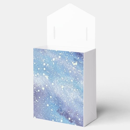 Night Sky Favor Bag Bedankdoosjes (Geopend)