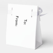 Night Sky Favor Bag Bedankdoosjes (Achterkant)