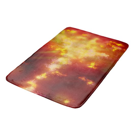 Night Sky Flame Bath Mat (Gekanteld)
