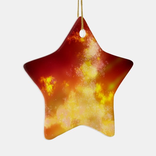 Night Sky Flame Keramische Decoratie (Rechts)