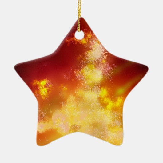 Night Sky Flame Keramische Decoratie (Voorkant)