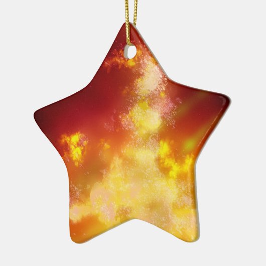 Night Sky Flame Keramische Decoratie (Links)