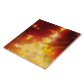 Night Sky Flame-keramische Tegel Tegeltje (Zijkant)
