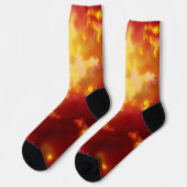 Night Sky Flame Sustainable Crew Sock Sokken (Links)