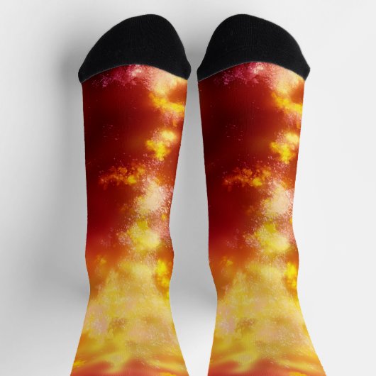 Night Sky Flame Sustainable Crew Sock Sokken (Top)