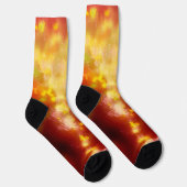 Night Sky Flame Sustainable Crew Sock Sokken (Rechts)