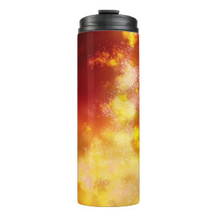 Night Sky Flame Thermal Tumbler Thermosbeker