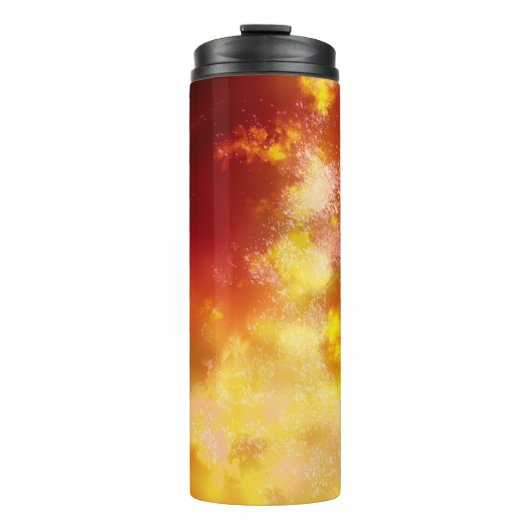 Night Sky Flame Thermal Tumbler Thermosbeker (Voorkant)