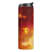 Night Sky Flame Thermal Tumbler Thermosbeker (Gedraaid links)
