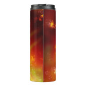 Night Sky Flame Thermal Tumbler Thermosbeker (Achterkant)