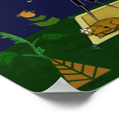 Night Sky Folk Art Poster (Hoek)