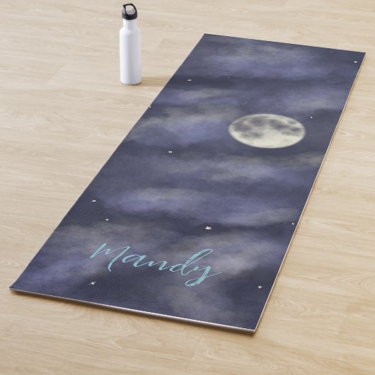 Night sky foll moon yogamat (In situ)