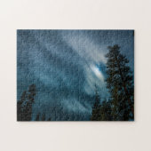 Night Sky & Forest in Moon Light Legpuzzel (Horizontaal)