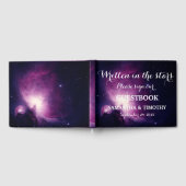 Night Sky Galaxy Stars Space Moderne Universe Gastenboek (Volledig)