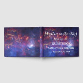 Night Sky Galaxy Stars Space Moderne Universe Gastenboek (Volledig)