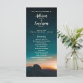 Night Sky Galaxy Sterrennacht Modern Wedding (Staand voorkant)