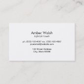 Night Sky/Gold Lijst Visitekaartje (Achterkant)