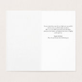 Night Sky - Hemelse Verjaardag Kaart (Binnenkant ongevouwen)