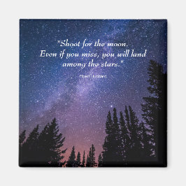 Night Sky Inspirerend Quote Magneet