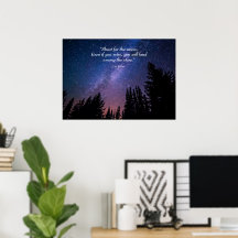 Night Sky Inspirerend Quote